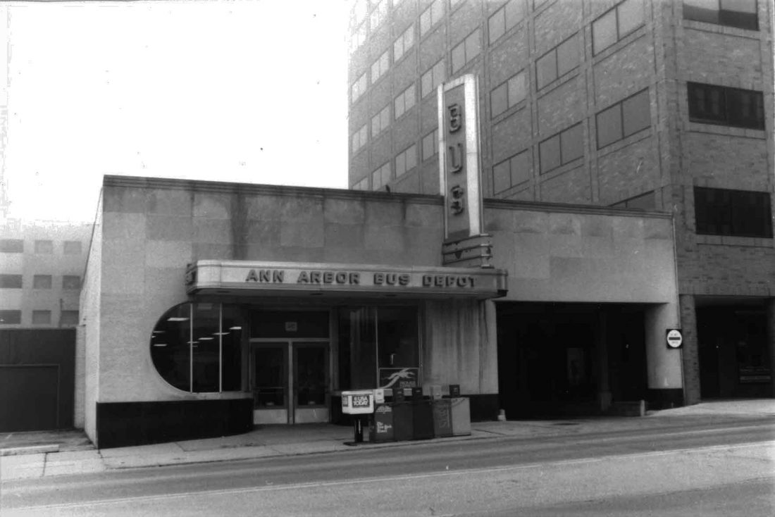 Ann Arbor Bus Depot Original Façade