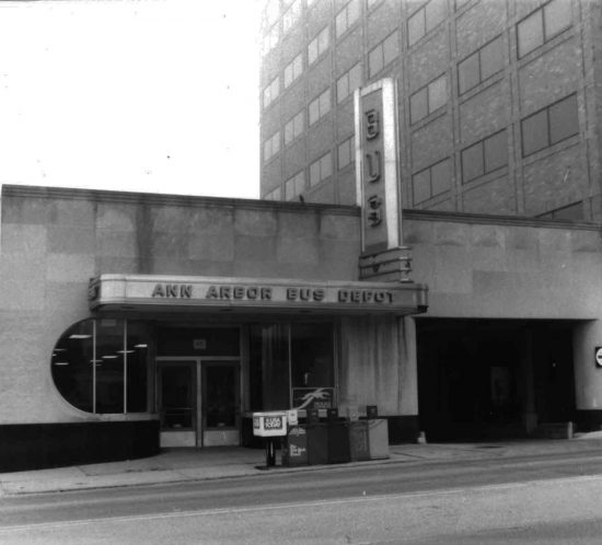 Ann Arbor Bus Depot Original Façade